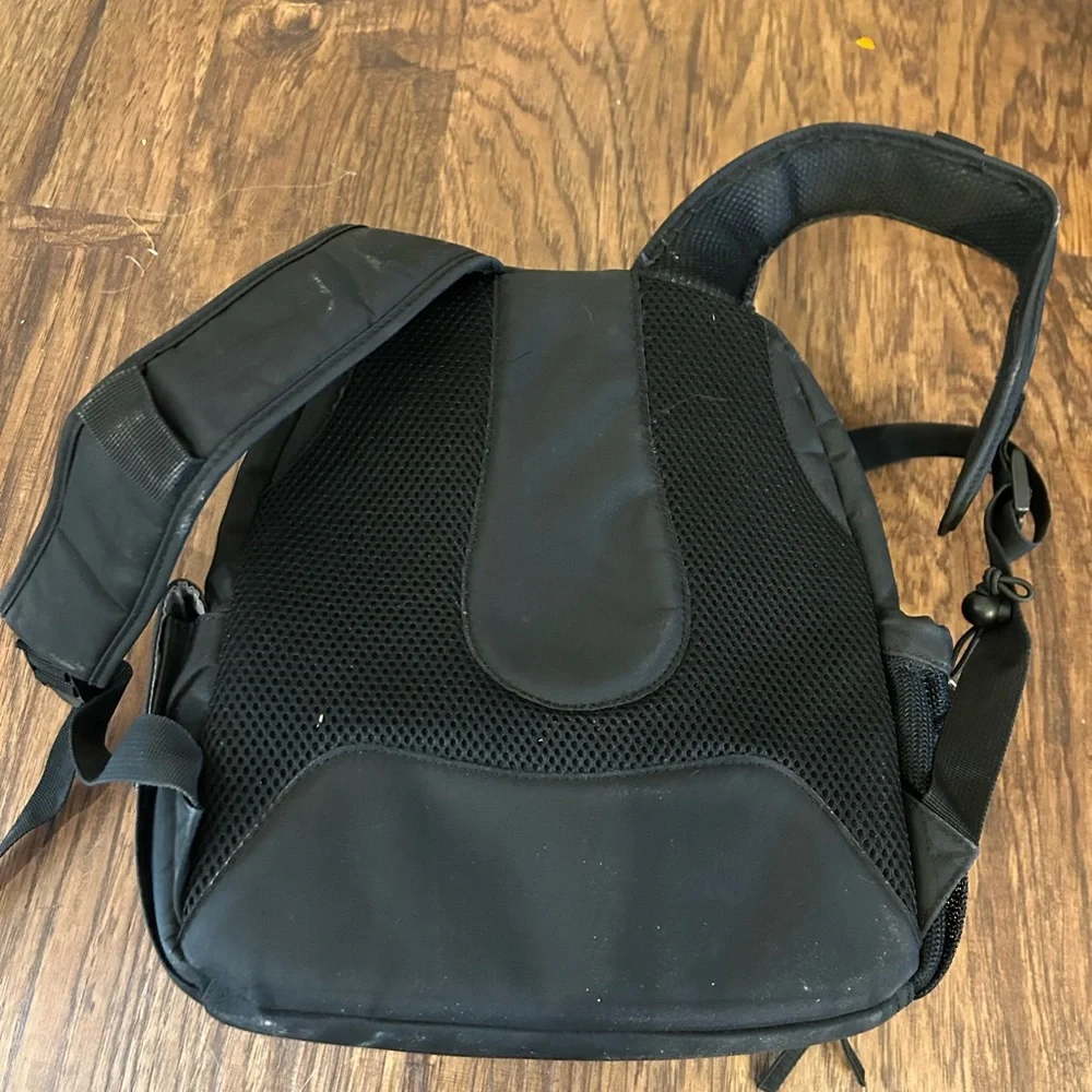 Black and Cream padded camera Bag